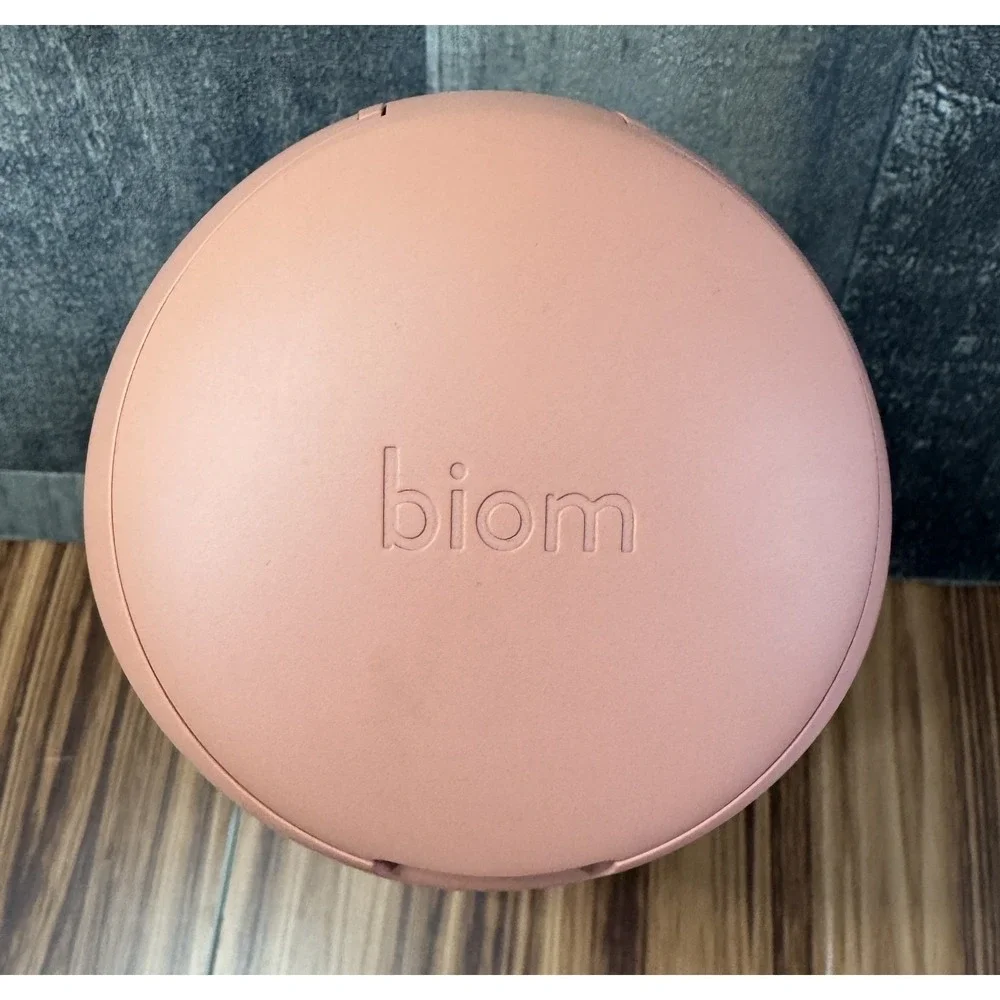 Biom Refillable Wipe Dispenser Coral Pink Matte Eco-Friendly Container